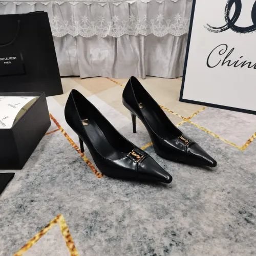 Replica Yves Saint Laurent YSL High-Heeled Shoes For Women #1409763 $118.00 USD for Wholesale