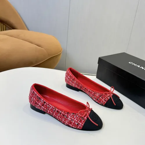 Replica Chanel Flat Shoes For Women #1409889 $92.00 USD for Wholesale