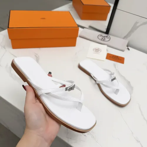 Replica Hermes Slippers For Women #1409938 $82.00 USD for Wholesale
