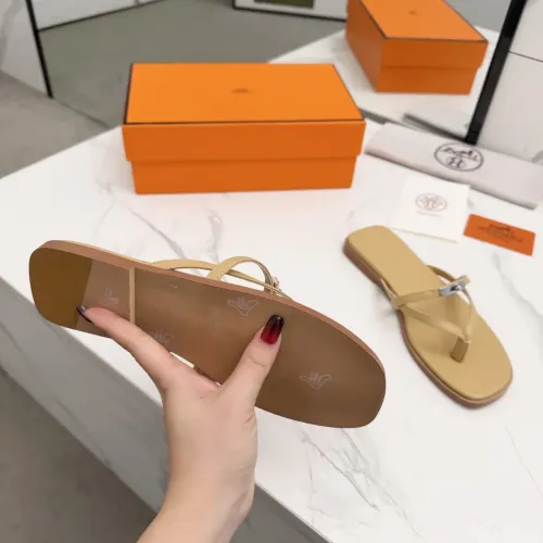 Replica Hermes Slippers For Women #1409940 $82.00 USD for Wholesale