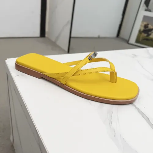 Replica Hermes Slippers For Women #1409941 $82.00 USD for Wholesale