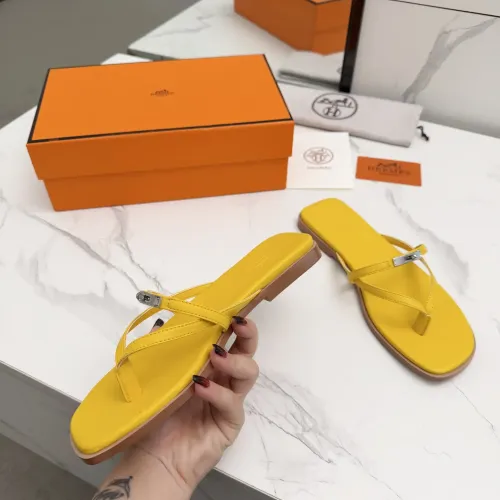 Replica Hermes Slippers For Women #1409941 $82.00 USD for Wholesale