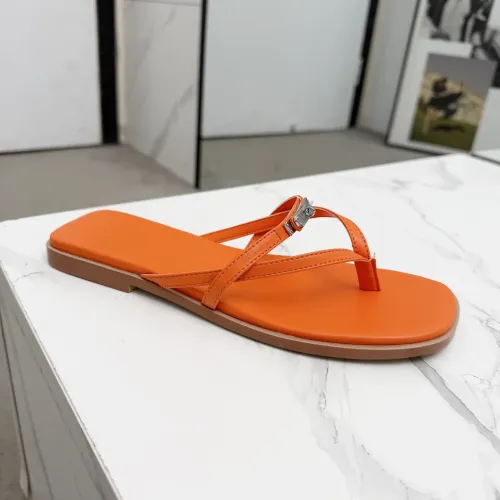 Replica Hermes Slippers For Women #1409942 $82.00 USD for Wholesale