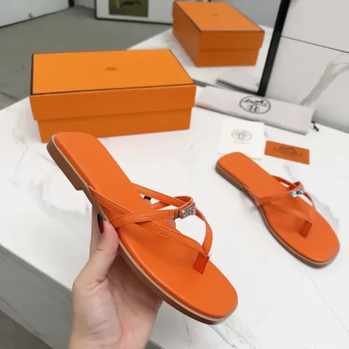 Replica Hermes Slippers For Women #1409942 $82.00 USD for Wholesale
