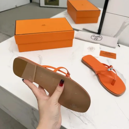 Replica Hermes Slippers For Women #1409942 $82.00 USD for Wholesale
