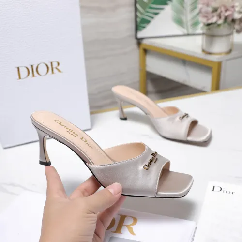 Replica Christian Dior Slippers For Women #1409949 $98.00 USD for Wholesale