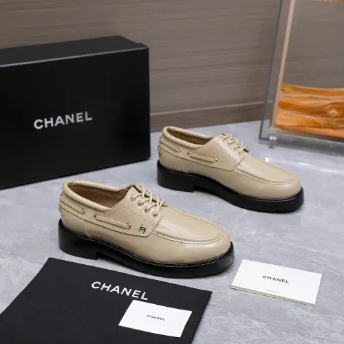 Replica Chanel Leather Shoes For Women #1410022 $122.00 USD for Wholesale