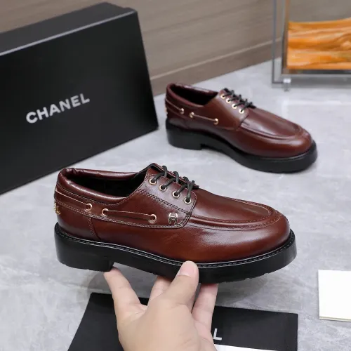 Replica Chanel Leather Shoes For Women #1410025 $122.00 USD for Wholesale
