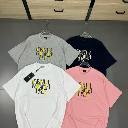 Replica Fendi T-Shirts Short Sleeved For Unisex #1410174 $32.00 USD for Wholesale