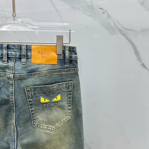 Replica Fendi Jeans For Men #1410338 $48.00 USD for Wholesale