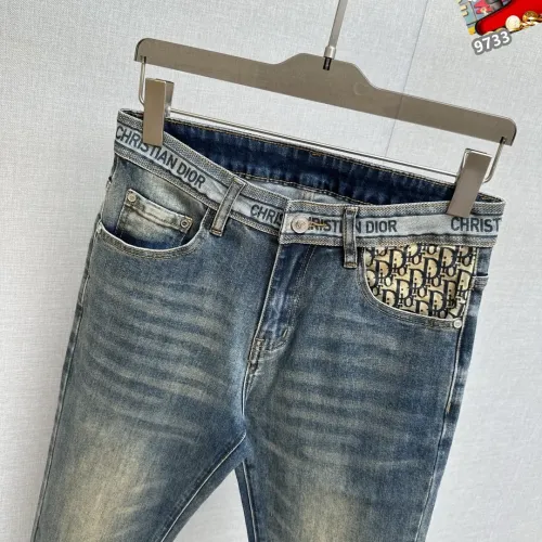 Replica Christian Dior Jeans For Men #1410379 $48.00 USD for Wholesale