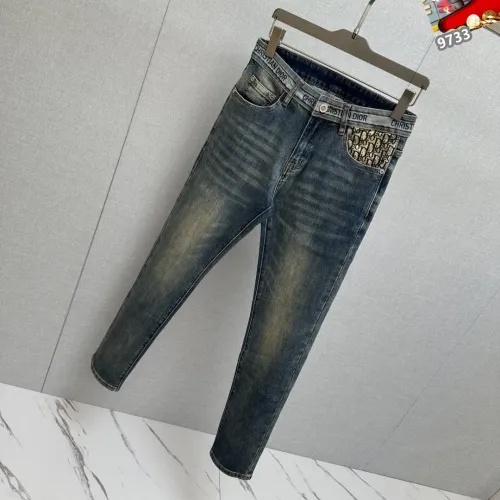 Replica Christian Dior Jeans For Men #1410379 $48.00 USD for Wholesale