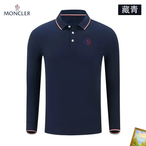 Moncler T-Shirts Long Sleeved For Men #1410441 $40.00 USD, Wholesale Replica Moncler T-Shirts