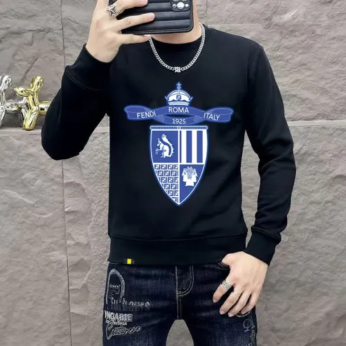 Fendi Hoodies Long Sleeved For Men #1410955 $48.00 USD, Wholesale Replica Fendi Hoodies