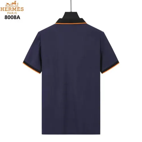 Replica Hermes T-Shirts Short Sleeved For Men #1411101 $38.00 USD for Wholesale