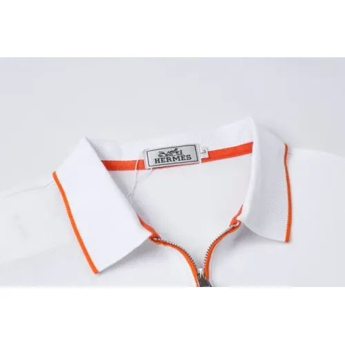 Replica Hermes T-Shirts Short Sleeved For Men #1411118 $38.00 USD for Wholesale
