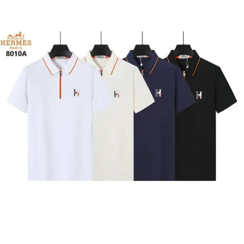 Replica Hermes T-Shirts Short Sleeved For Men #1411121 $38.00 USD for Wholesale