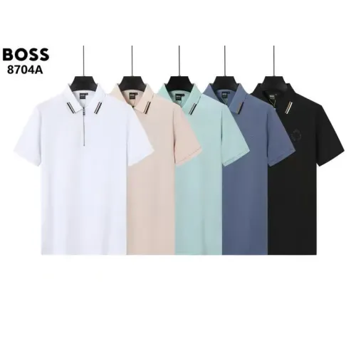 Replica Boss T-Shirts Short Sleeved For Men #1411196 $38.00 USD for Wholesale