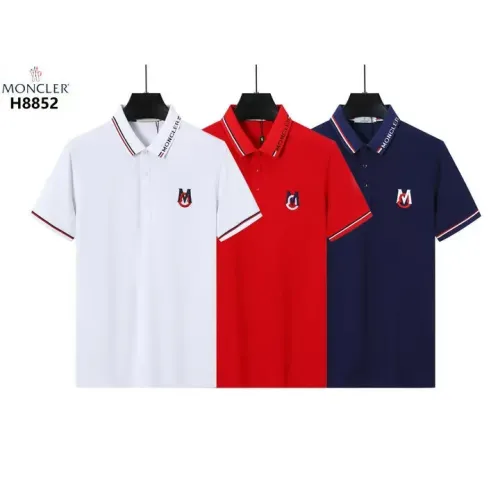 Replica Moncler T-Shirts Short Sleeved For Men #1411242 $38.00 USD for Wholesale