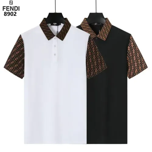 Replica Fendi T-Shirts Short Sleeved For Men #1411263 $38.00 USD for Wholesale