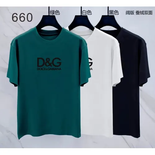 Replica Dolce & Gabbana D&G T-Shirts Short Sleeved For Men #1411285 $38.00 USD for Wholesale