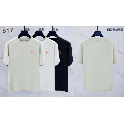 Replica Hermes T-Shirts Short Sleeved For Men #1411331 $38.00 USD for Wholesale