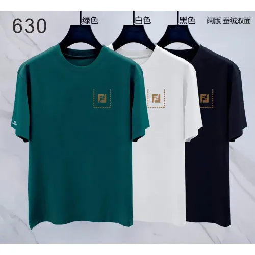 Replica Fendi T-Shirts Short Sleeved For Men #1411416 $38.00 USD for Wholesale