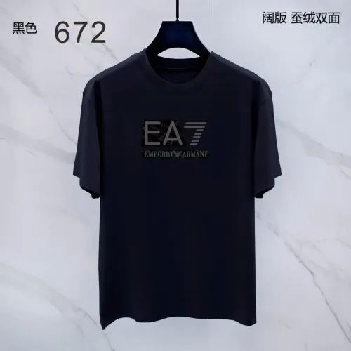 Armani T-Shirts Short Sleeved For Men #1411439 $38.00 USD, Wholesale Replica Armani T-Shirts