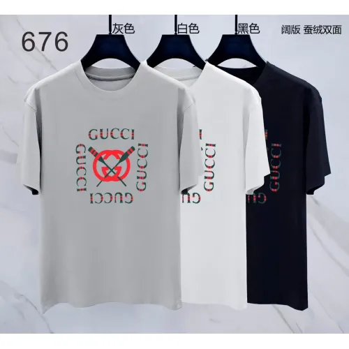 Replica Gucci T-Shirts Short Sleeved For Men #1411494 $38.00 USD for Wholesale