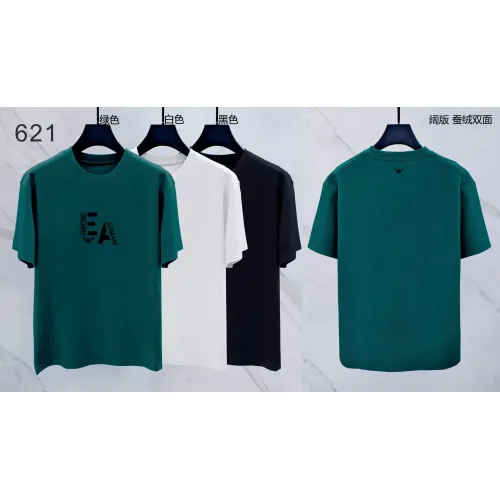 Replica Armani T-Shirts Short Sleeved For Men #1411503 $38.00 USD for Wholesale