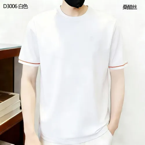 Replica Hermes T-Shirts Short Sleeved For Men #1411509 $38.00 USD for Wholesale