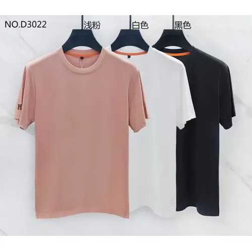 Replica Hermes T-Shirts Short Sleeved For Men #1411525 $38.00 USD for Wholesale
