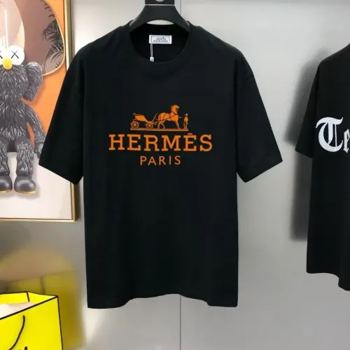 Hermes T-Shirts Short Sleeved For Unisex #1411567 $27.00 USD, Wholesale Replica Hermes T-Shirts