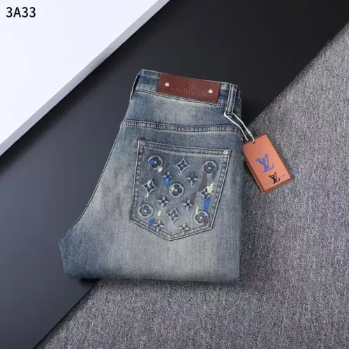 Louis Vuitton LV Jeans For Men #1411598 $45.00 USD, Wholesale Replica Louis Vuitton LV Jeans