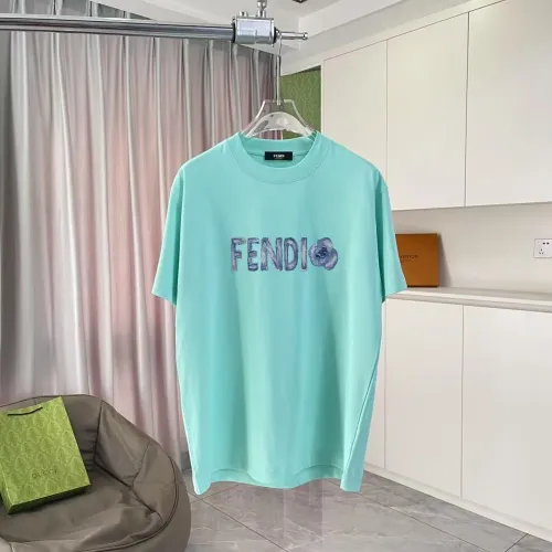 Fendi T-Shirts Short Sleeved For Unisex #1411705 $42.00 USD, Wholesale Replica Fendi T-Shirts