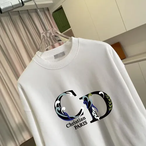 Replica Christian Dior Hoodies Long Sleeved For Unisex #1411820 $52.00 USD for Wholesale