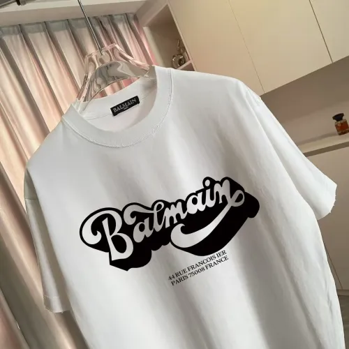 Replica Balmain T-Shirts Short Sleeved For Unisex #1411946 $45.00 USD for Wholesale