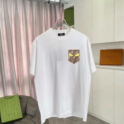 Fendi T-Shirts Short Sleeved For Unisex #1411974 $42.00 USD, Wholesale Replica Fendi T-Shirts