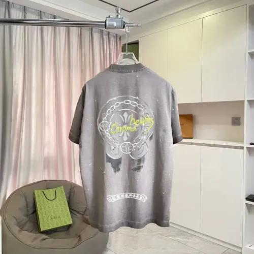 Chrome Hearts T-Shirts Short Sleeved For Unisex #1412084 $45.00 USD, Wholesale Replica Chrome Hearts T-Shirts