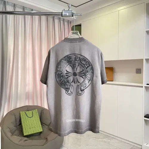 Chrome Hearts T-Shirts Short Sleeved For Unisex #1412108 $45.00 USD, Wholesale Replica Chrome Hearts T-Shirts