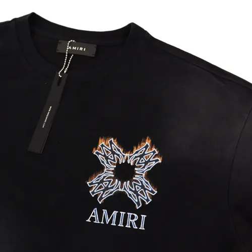 Replica Amiri T-Shirts Short Sleeved For Unisex #1412153 $34.00 USD for Wholesale