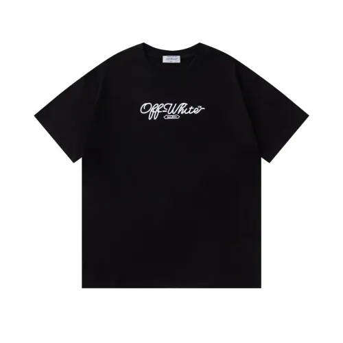 Replica Off-White T-Shirts Short Sleeved For Unisex #1412170 $32.00 USD for Wholesale
