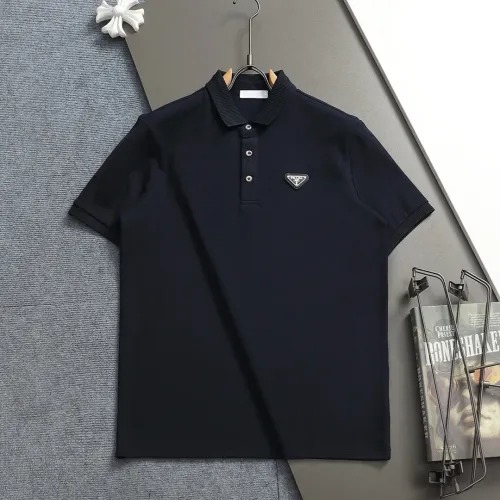 Prada T-Shirts Short Sleeved For Men #1412222 $48.00 USD, Wholesale Replica Prada T-Shirts