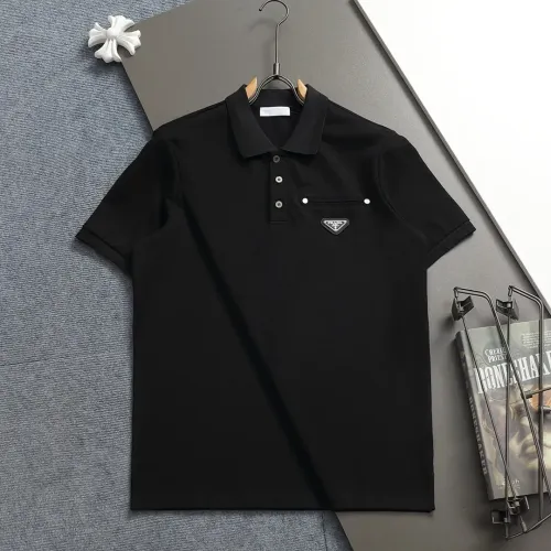 Prada T-Shirts Short Sleeved For Men #1412224 $48.00 USD, Wholesale Replica Prada T-Shirts