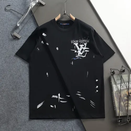 Louis Vuitton LV T-Shirts Short Sleeved For Unisex #1412227 $40.00 USD, Wholesale Replica Louis Vuitton LV T-Shirts