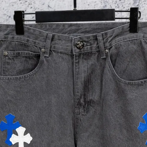 Replica Chrome Hearts Jeans For Men #1412466 $64.00 USD for Wholesale
