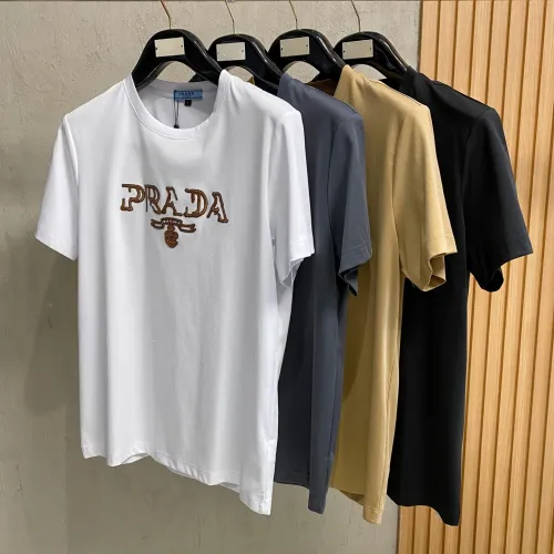 Replica Prada T-Shirts Short Sleeved For Men #1412489 $76.00 USD for Wholesale