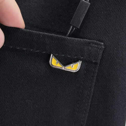 Replica Fendi Jeans For Men #1412629 $48.00 USD for Wholesale