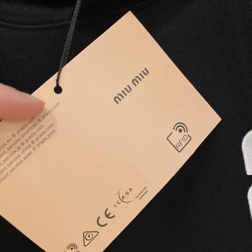 Replica MIU MIU Hoodies Long Sleeved For Men #1412656 $82.00 USD for Wholesale