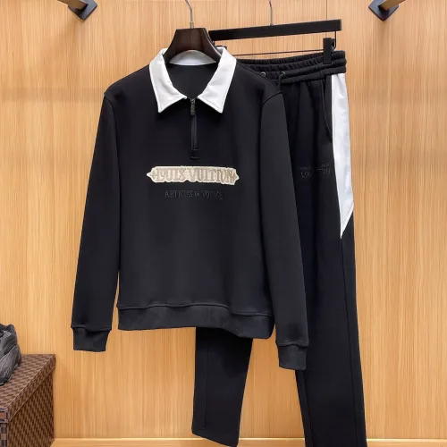 Louis Vuitton LV Tracksuits Long Sleeved For Men #1412674 $128.00 USD, Wholesale Replica Louis Vuitton LV Tracksuits